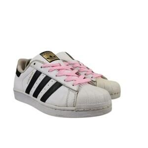 Adidas Shoes Kids 7 Sneakers Superstar Lifestyle Classic White Black Casual Low